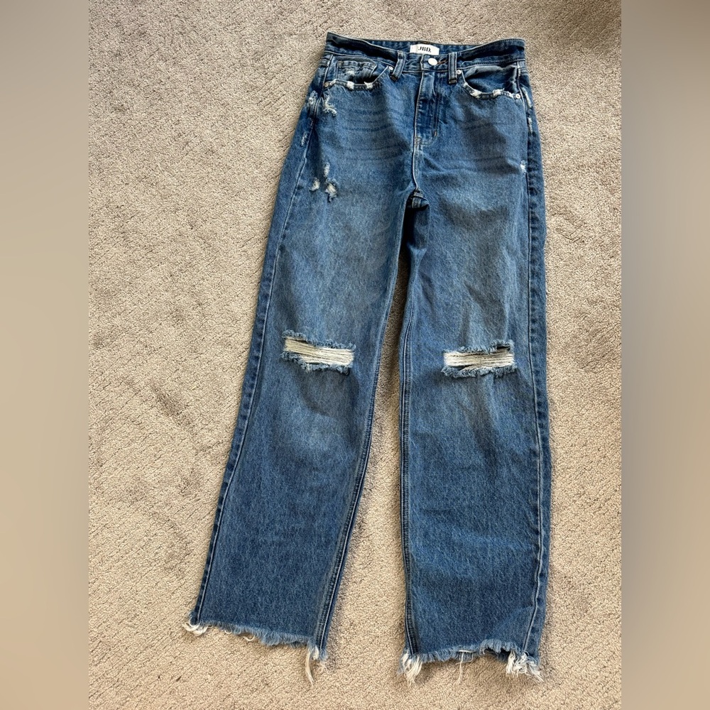 JBD Just Black Denim Size 26 Distressed Blue Women's Jeans - Picture 8 of 13